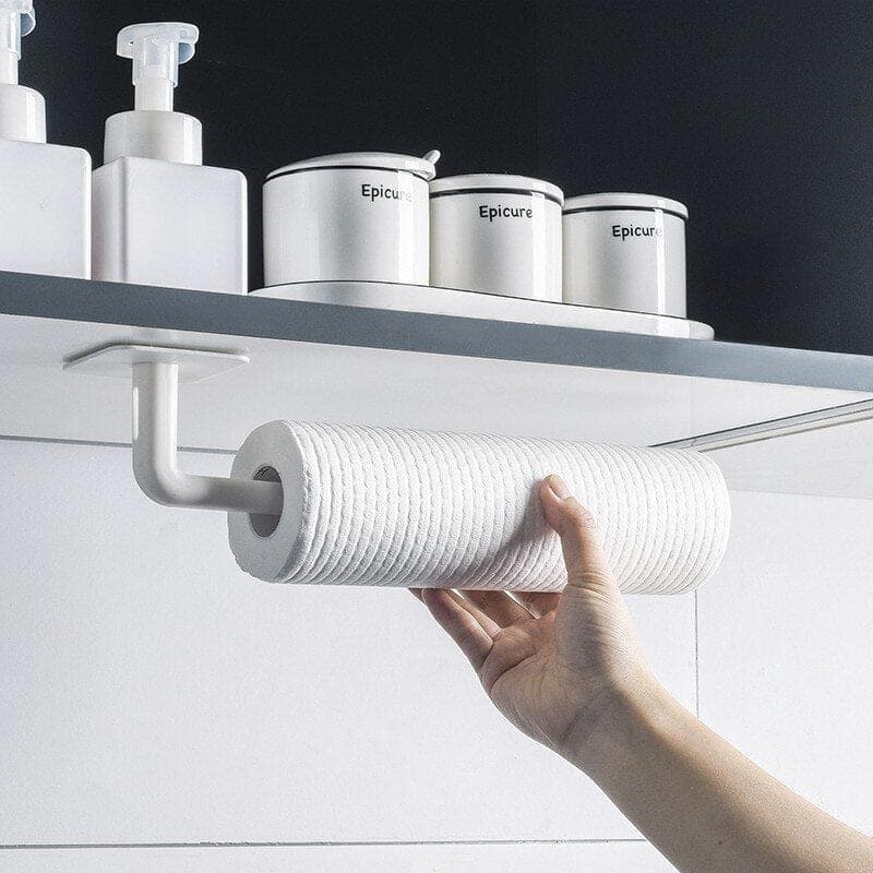 Multifunctional Hanger, Kitchen Paper Holder, Wall Mounted Bracket, Tray Holder Multifunctional Hanger, Kitchen Paper Holder, Wall Mounted Bracket, Tray Holder